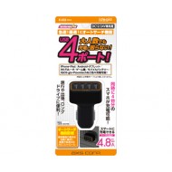 X-222 AXS 12v&24v用 4 USB 4.8A出直插