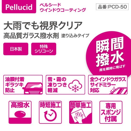 PCD-50 Pellucid 汽車窗戶塗層