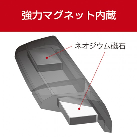 K-423 Seiwa 磁石固定碳纖門邊膠-對裝［日本制］